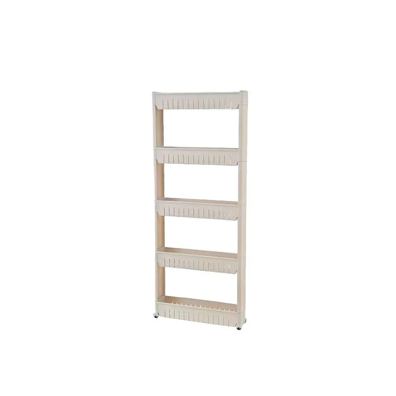 trolley rack multi-layer storage rack floor dormitory bedside mobile storage rack bathroom rack