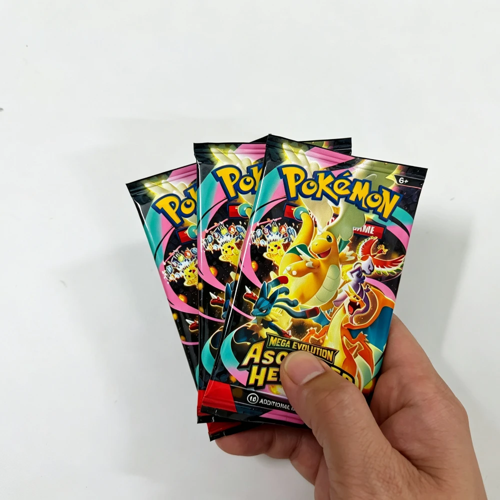 1/9 Packs Available, Pocket Monster Collection Card Set, Card Exchange Bag, Random Card Sealed Collection, Fan Enthusiast Gift
