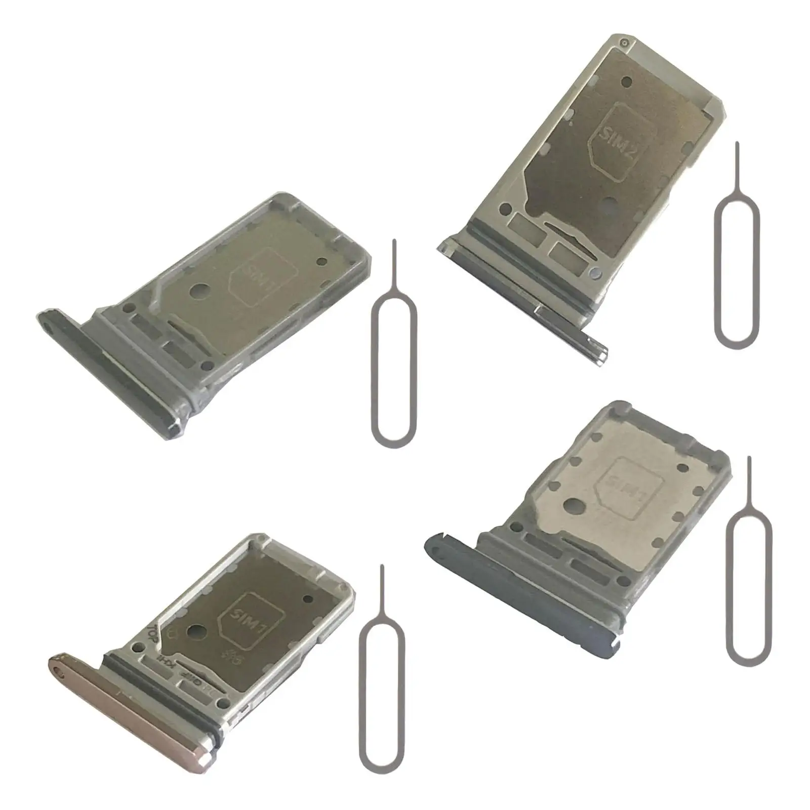 Sim Card Tray Holder Phone for S21+Plus 5G Sim Card Slot Parts