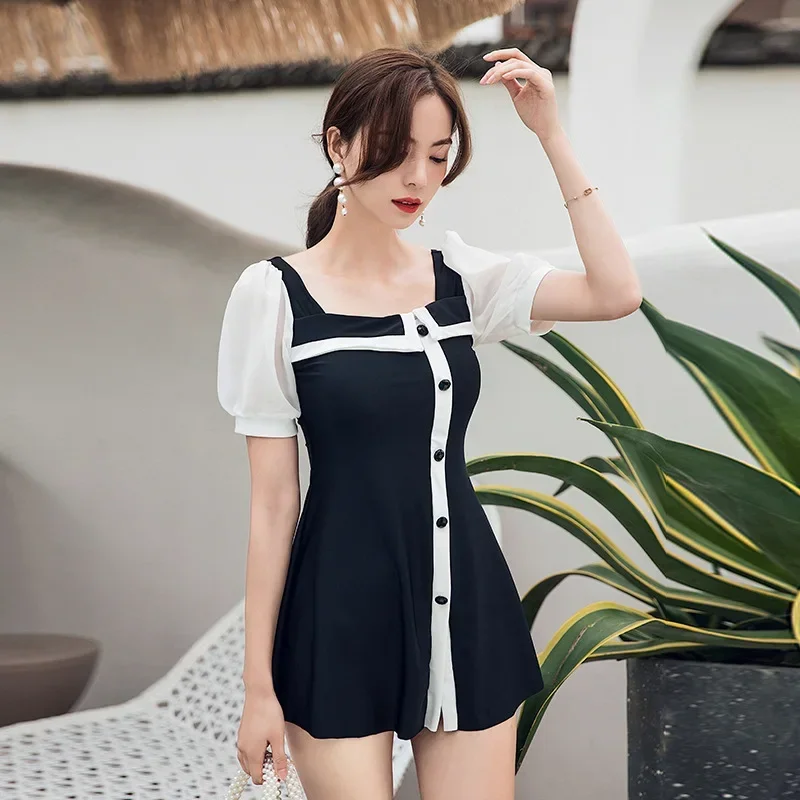 Conservative Women's Swimsuit Bikini Set Slimming Belly Cover Fairy Style Swimming Costume New Hot Sale Of The Season Elegant La