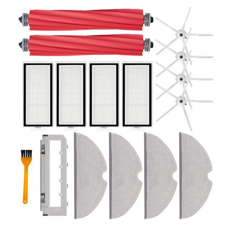 2X For Xiaomi Roborock Q7 Max, Q7 Max+, Q7 Plus, T8 Robot Vacuum Replacement Spare Parts Main Side Brush Hepa Filter Mop