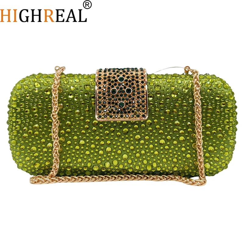 

Dinner Bag is Light and Luxurious ,Shiny On Both Sides, and the Diamond is Full of Diamonds for the Women's Bag