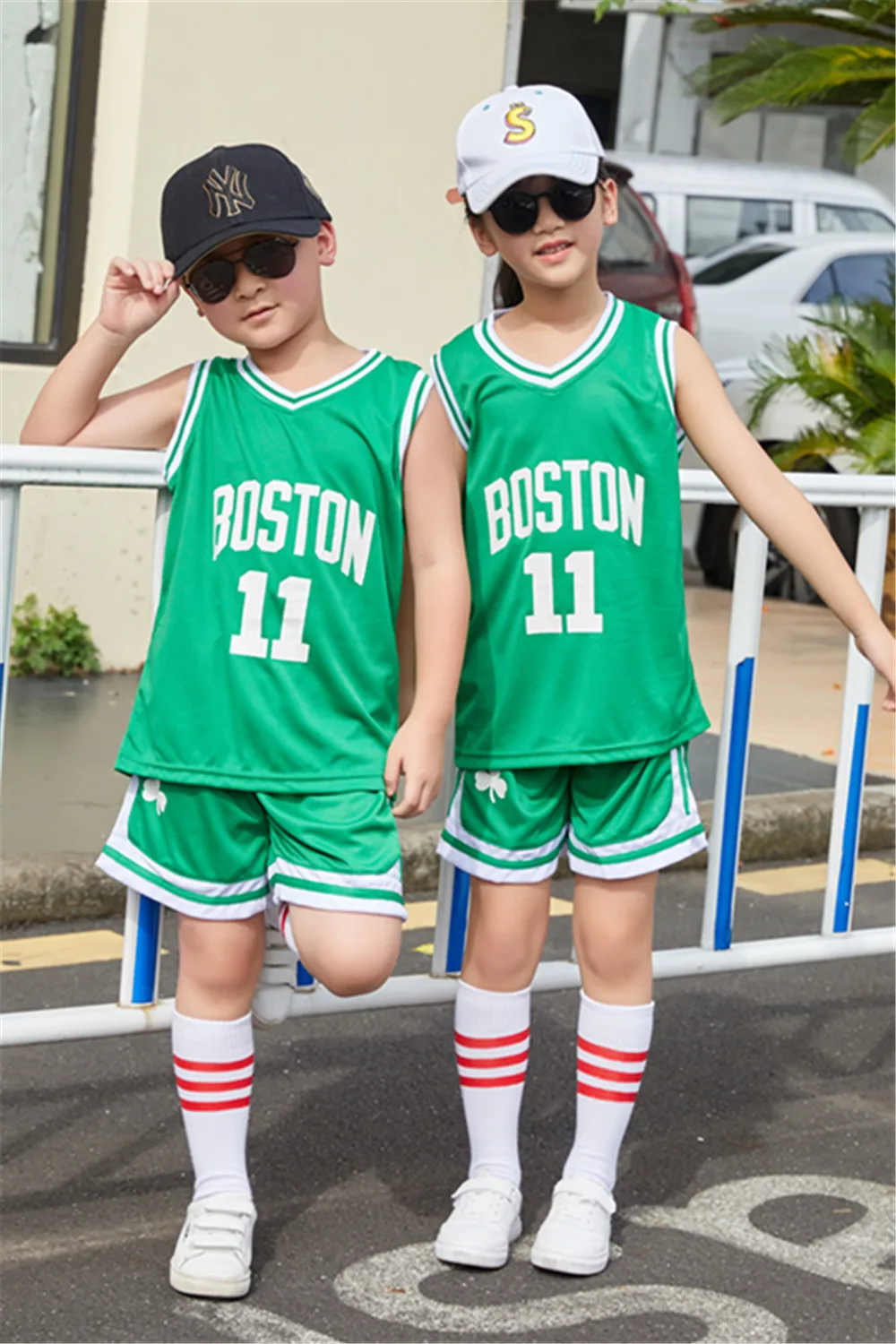 NEW 23/24 boy girl special number 11 Basketball Jerseys Children\'s uniform set primary school jersey game team uniform training