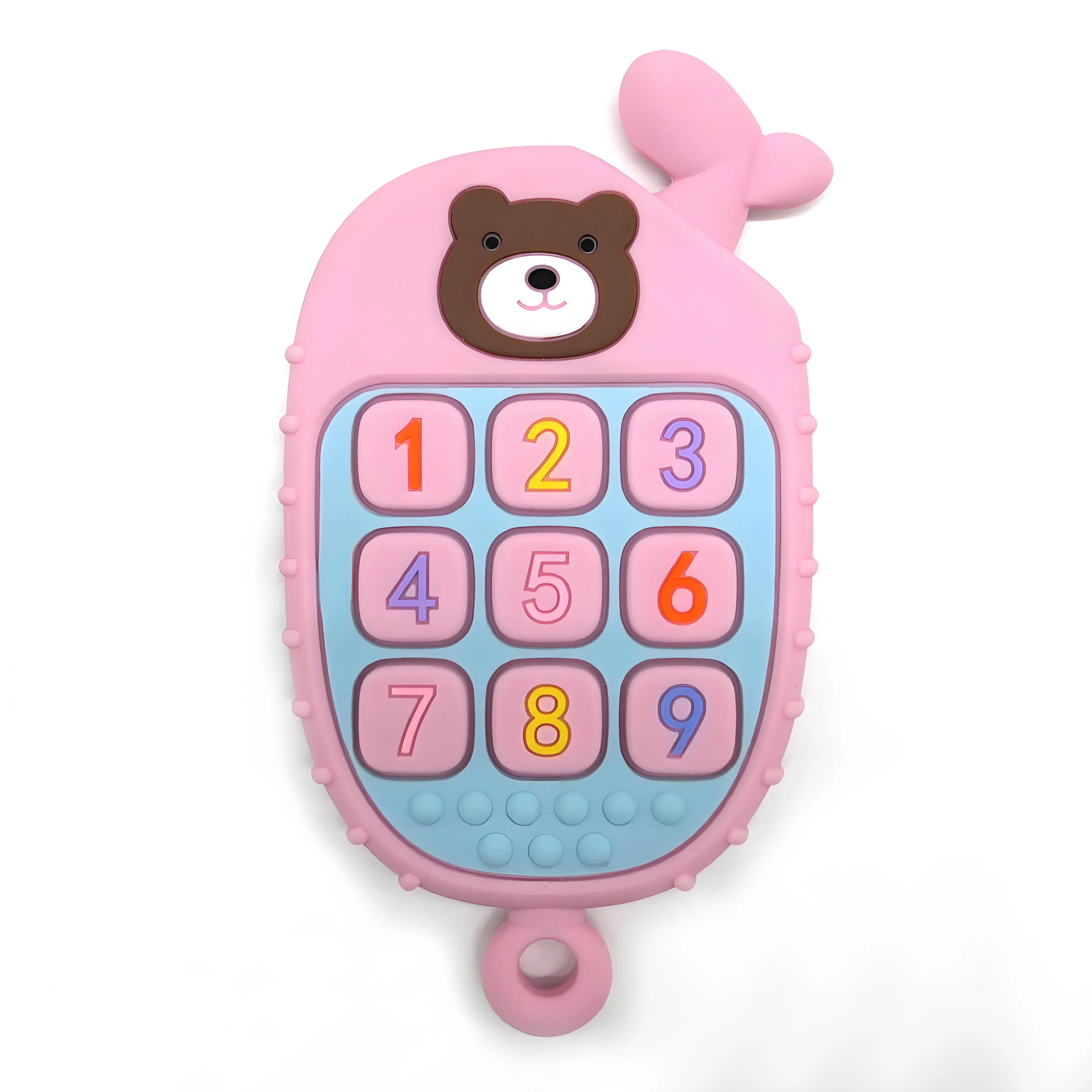 Montessori bebê silicone mordedor brinquedos criança controle remoto meninos meninas presente brinquedos sensoriais