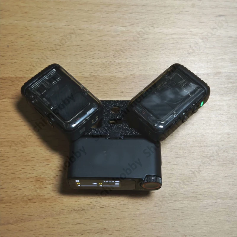 1PCS Single/Dual Head Adapter Board 3D Printed Fixing Mount Plate Auxiliary Audio Accessories for DJI MIC2 Wireless Microphone