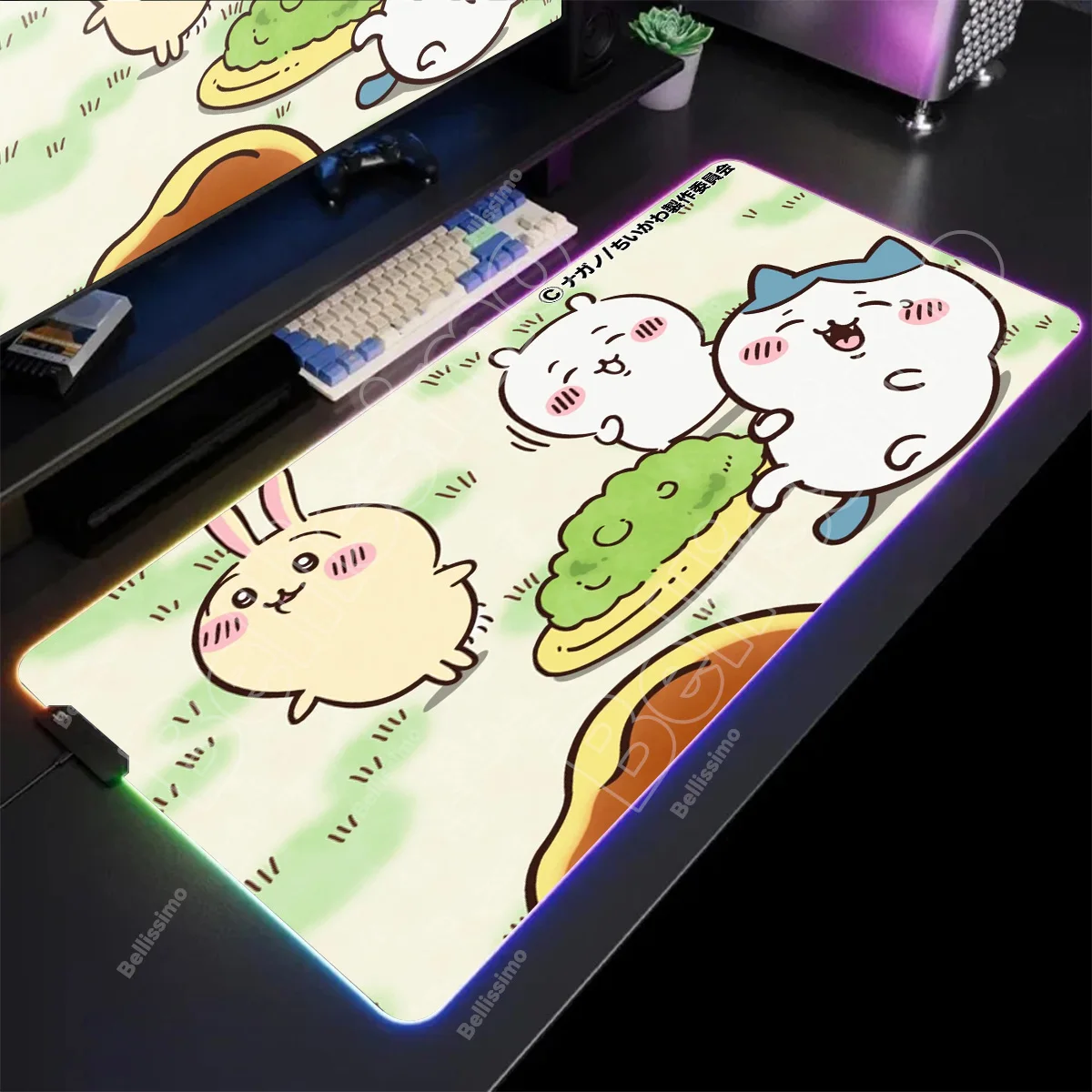 

Gaming Play Mats Mesa Gamer Chiikawa Mouse Pad Rgb Backlit Mat Republic of Gamers Rubber Mouse Mat Pc Accessories Led Mouse Pads
