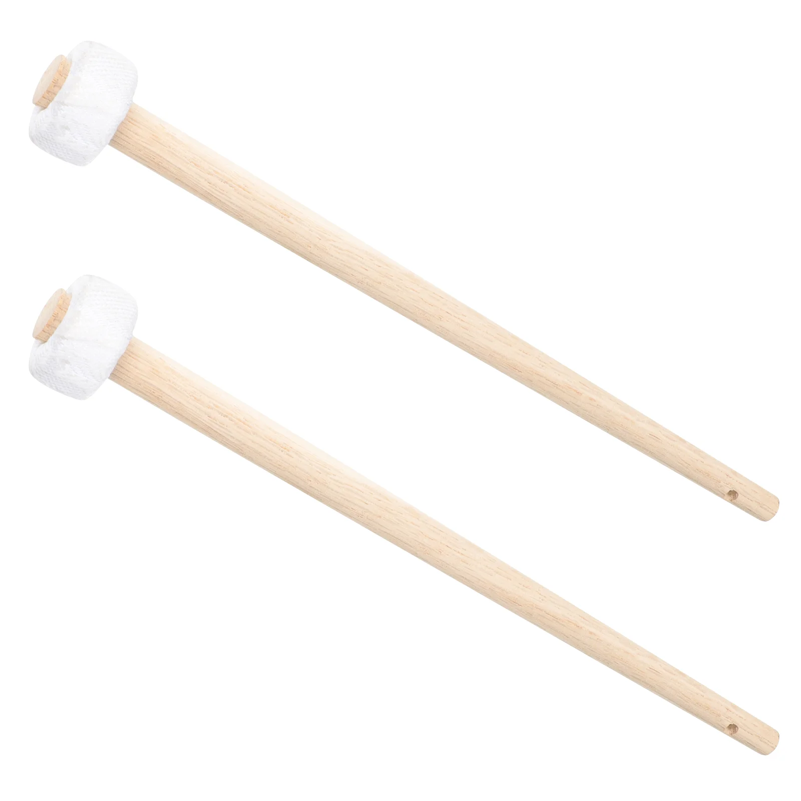 

Percussion Gong Mallets Hammer Rubber Head Gongs and Drums Bass Stick White Accessories