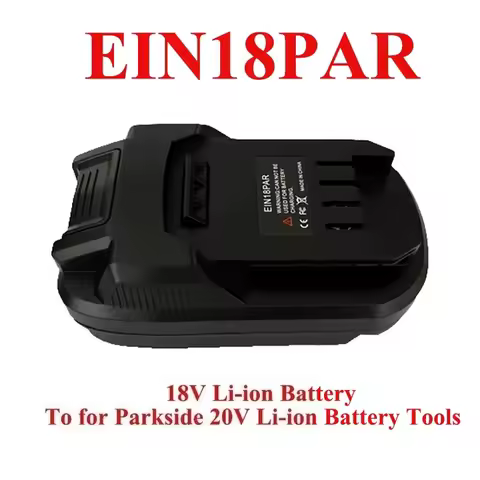 Battery Adapter EIN18PAR for 18V Li-ion Battery To for Parkside 20V Li-ion Battery on For Parkside Electric Power Tools