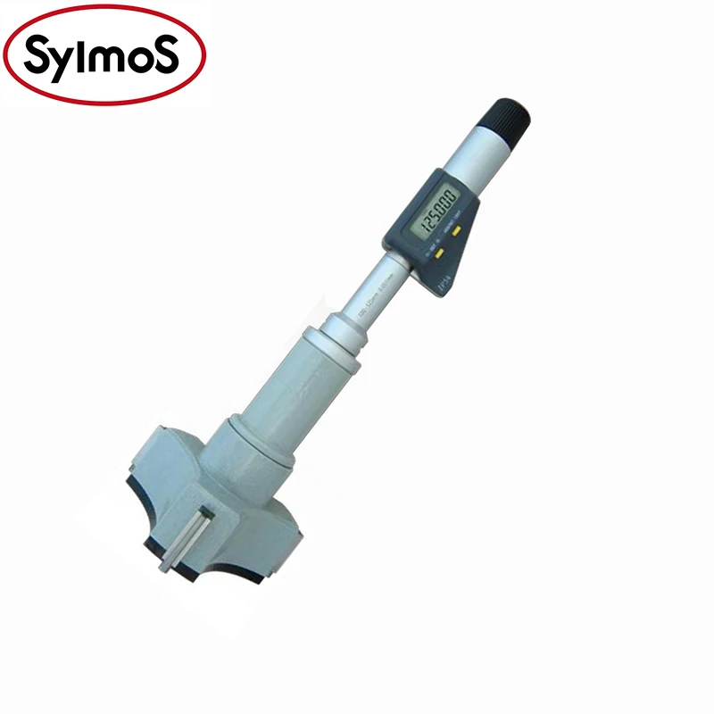 Digital Three-point Internal Hole Micrometers,100-125/125-150/150-175/175-200m,without ring