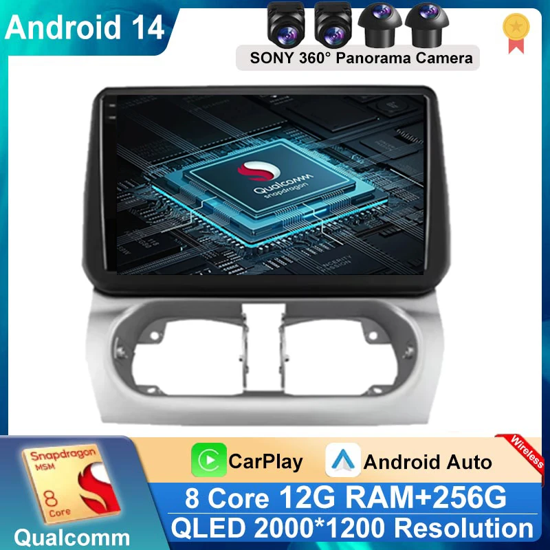 Car Radio Android 14 For Opel Combo Corsa Tigra 2000 - 2011 GPS Carplay Multimedia Player Navigation Stereo DSP BT Head Unit DVD