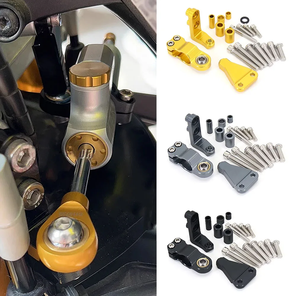 

CNC Aluminum Motorcycles Steering Stabilize Damper Bracket Mounting Bracket Kit For Aprilia RS660 RS 660 2021 2022 2023