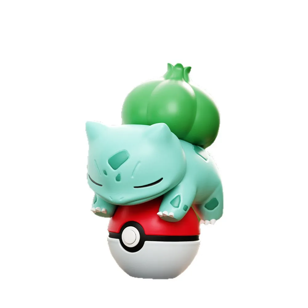 Véritable Pokemon Pikachu Eevee Psydusk écureuil Charmander Bulbasaur Anime figurine jouet poupée voiture décoration cadeau de noël