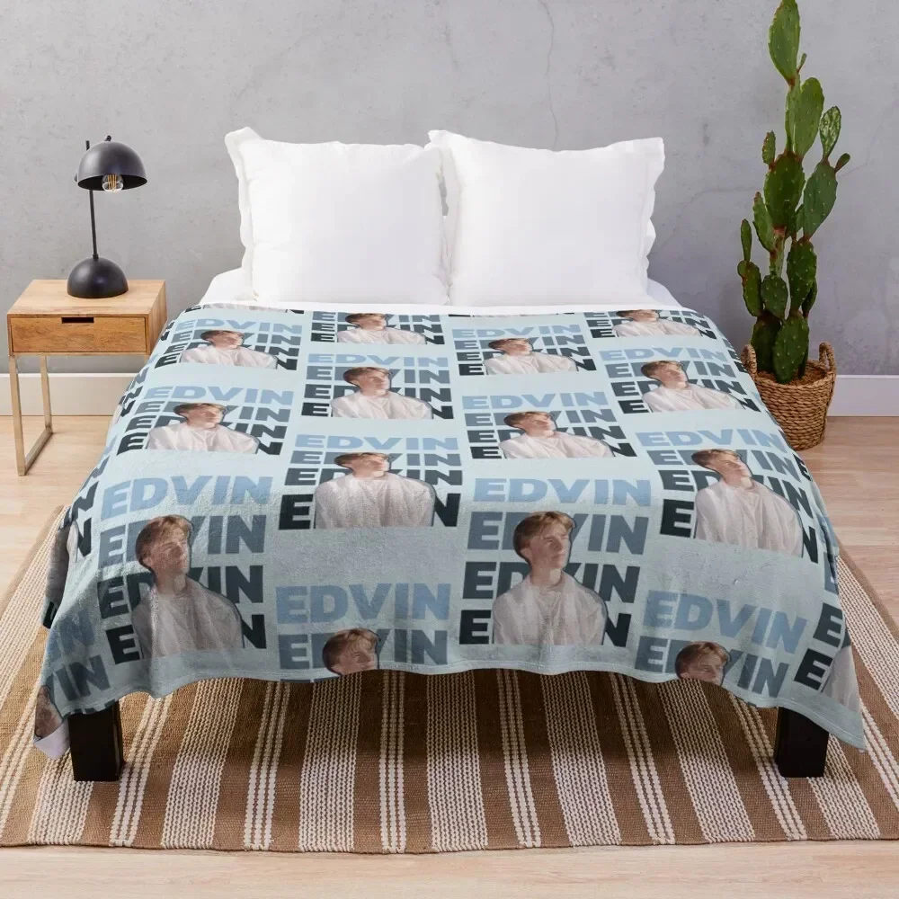 

Edvin Ryding shirt ombré Throw Blanket Decoratives Decorative Sofa Summer Beddings Thins Blankets