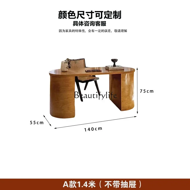 04ld14 American-style Solid Wood Office Desk Negotiation Table High-end Ash Wood Homestay