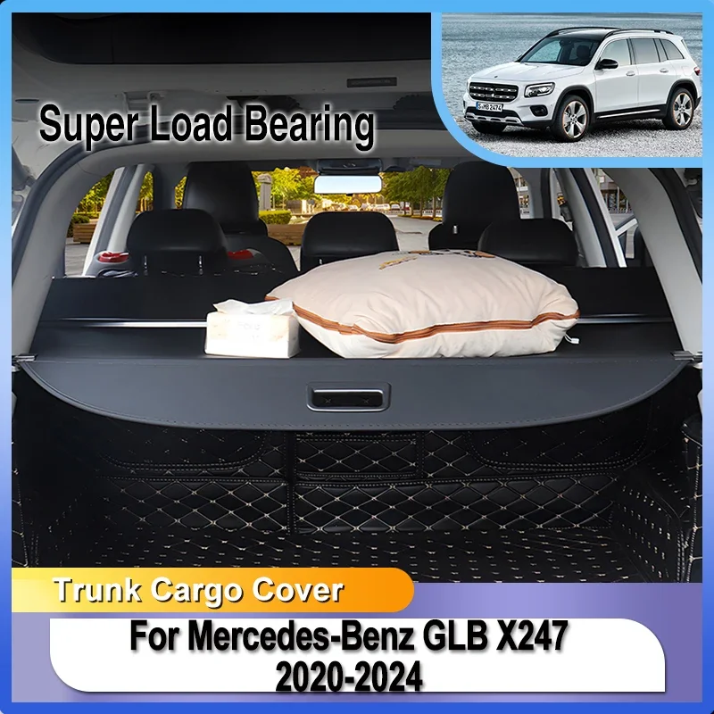 For Mercedes-Benz GLB X247 2020 2021 2022 2023 2024 Retractable Trunk Security Cover Shielding Shade Accessories Auto Accessory