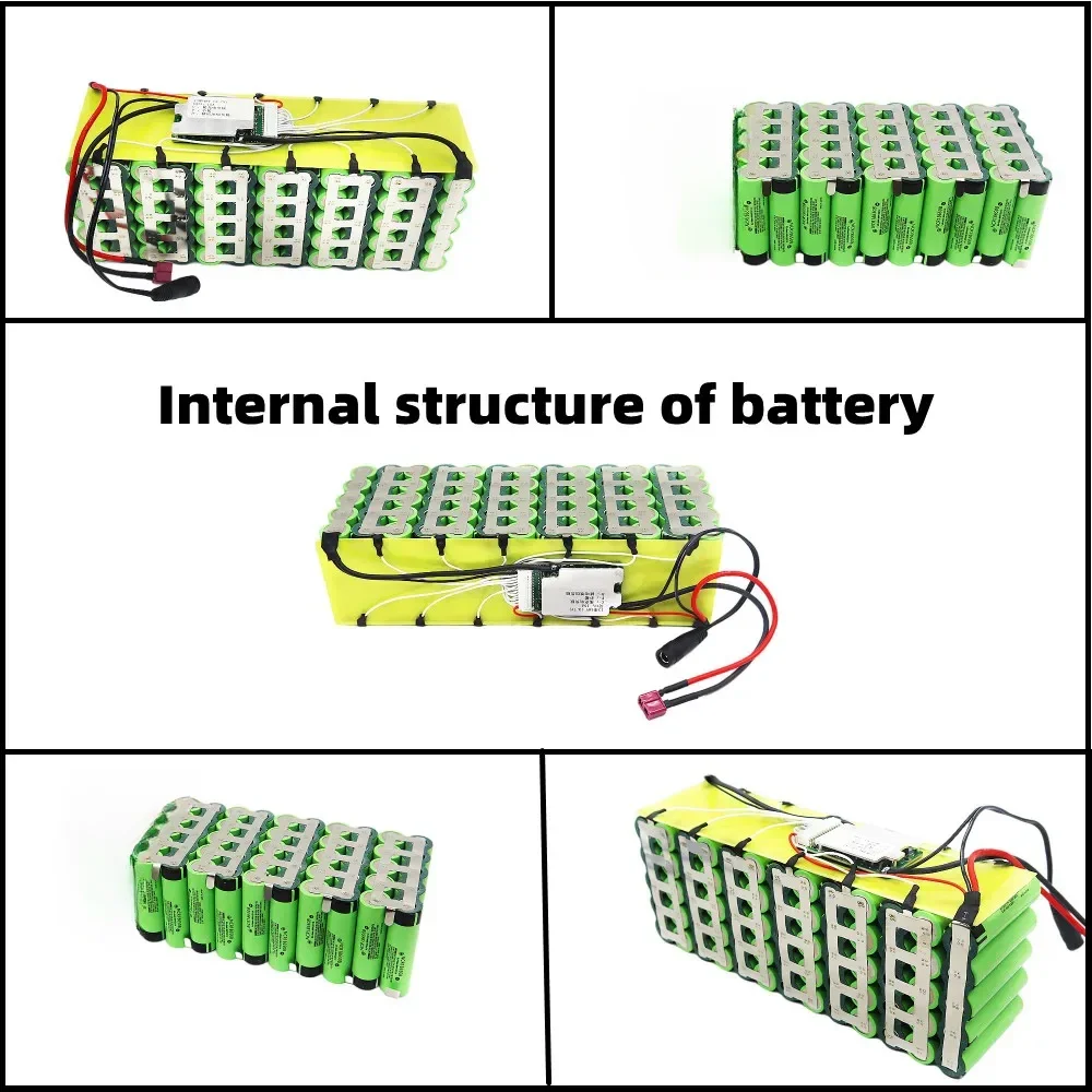 10S5P 36V 50AH Panasonic 18650 lithium battery pack 1000W electric motorcycle high-power motor lithium-ion battery+42V 2A