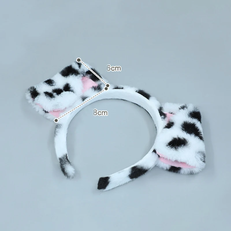 Soft Plush Dog Ears Headband Cute Cartoon Women Girls Kids Party Festival Fantastic Hair Accessories Furry Animal Ears Hairband