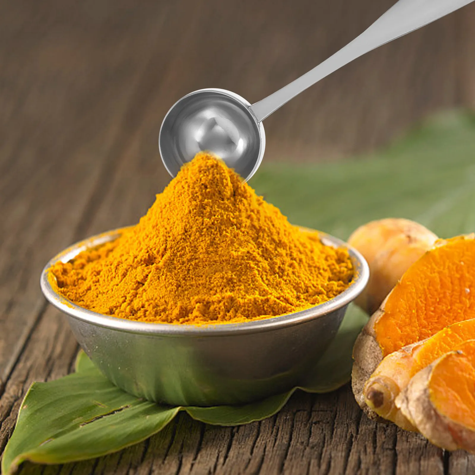 

2Pcs Coffee Measure Spoons Stainless Steel Mirror Finish Perfect for Kitchen Measuring Scoop Coffee Cocoa Tea Flour