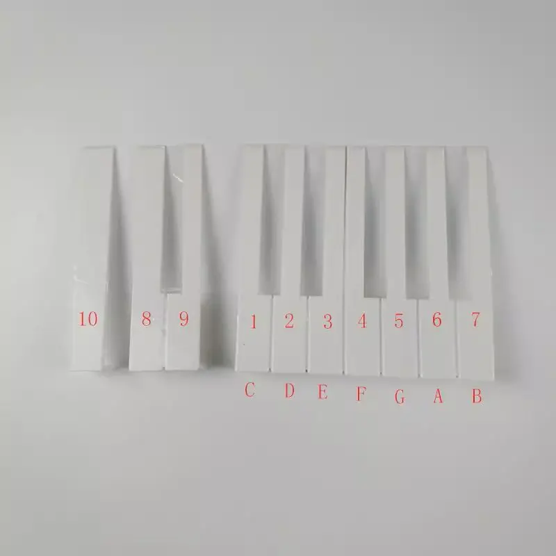 Piano accessories, white keys, leather keys, maintenance, Yamaha Kawaii piano accessories A set of 52 view 4