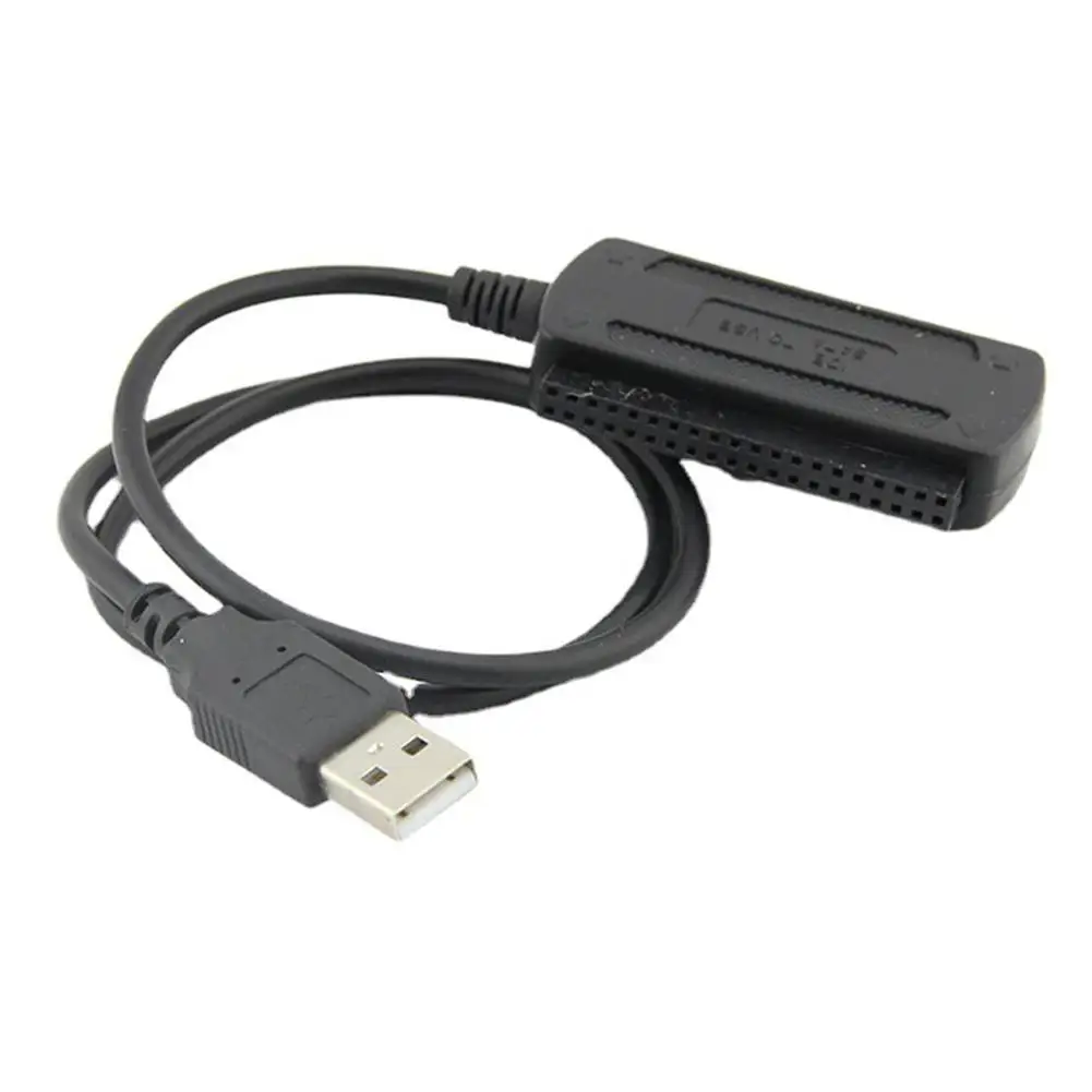 Sata IDE 3.5"(40핀) IDE 2.5"(44핀)용 USB 어댑터 하드 디스크 HDD 변환기 2.5 3.5인치 SSD HDD(AC 어댑터 포함)