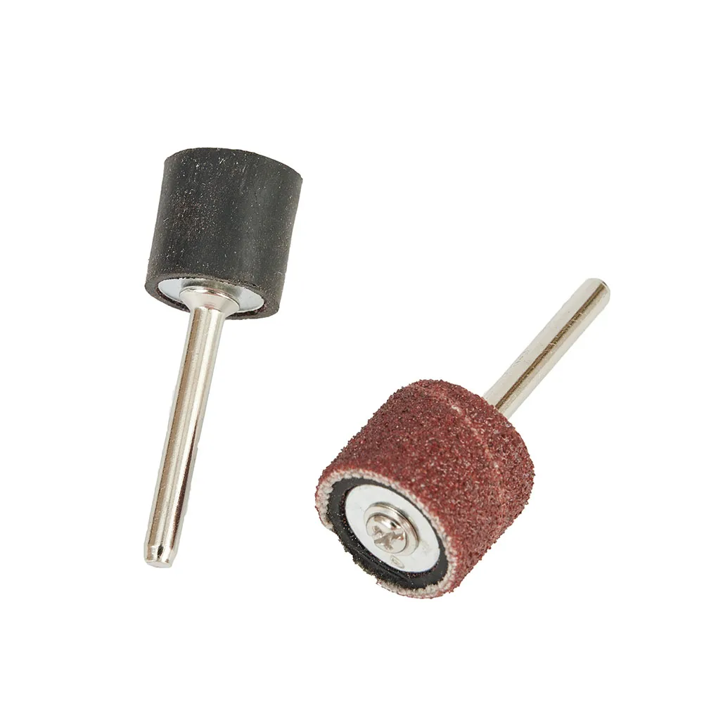 

1/2in 3/8in 1/4in Sanding drum 1/8" shank Aluminium Oxide For wood metal plastic Kit Mandrel Rotary Tool Practical