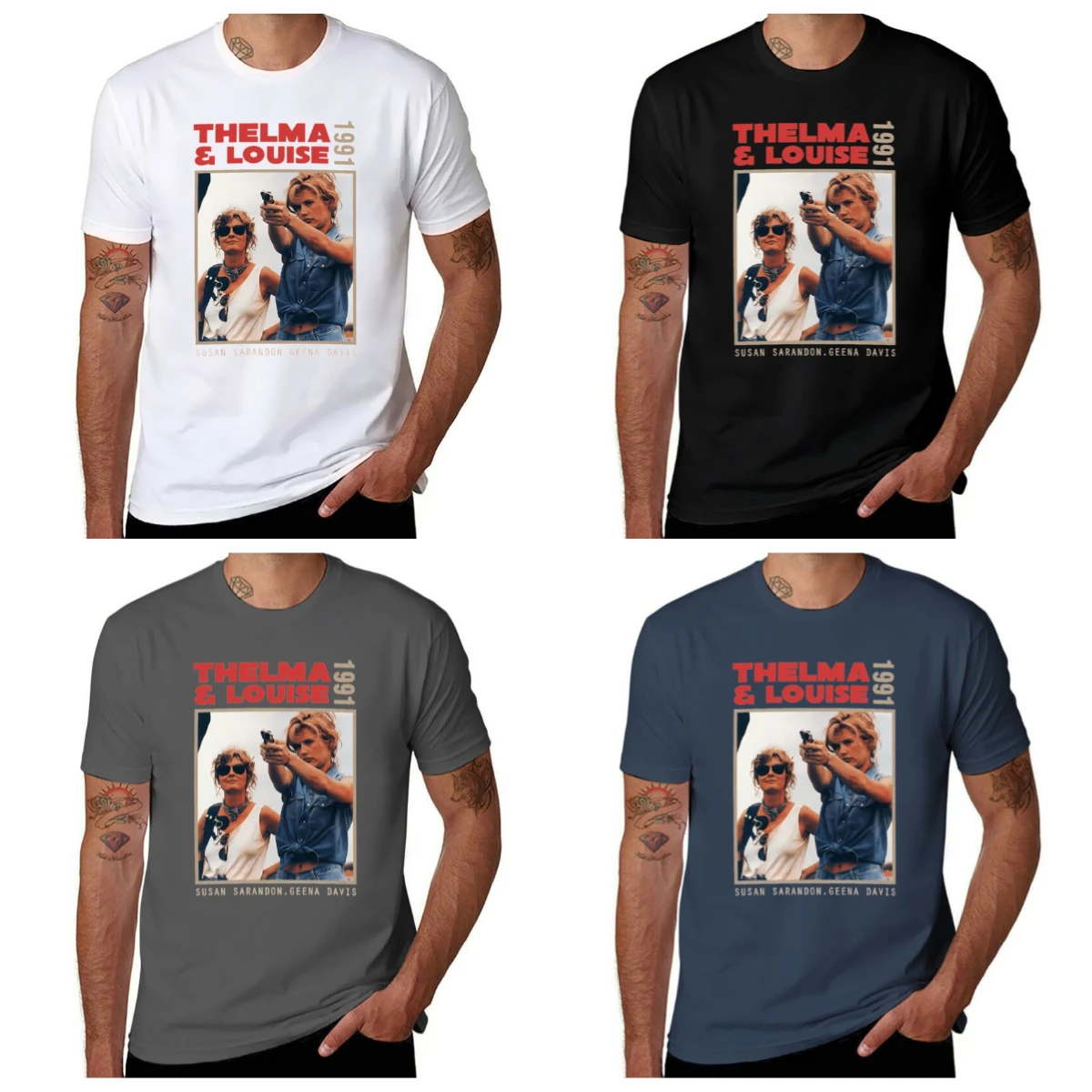 Thelma And Louise T-Shirt t shirts for man cotton man t shirt graphic T-Shirt