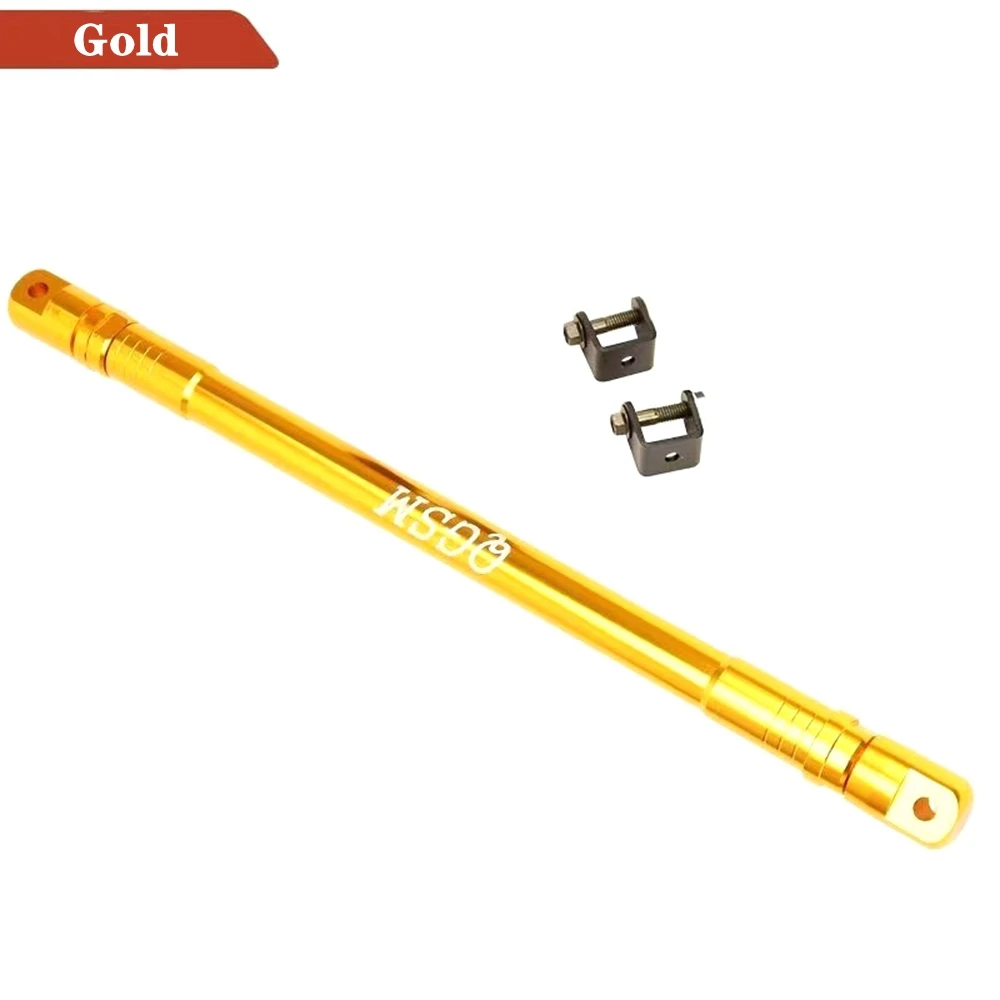 E-Motorbike Scooter Frame Reinforce Rod Balance Bar CNC Adjustable Universal For Honda Yamaha Scooter RSZ JOG Niu Ninebot Modify image 3
