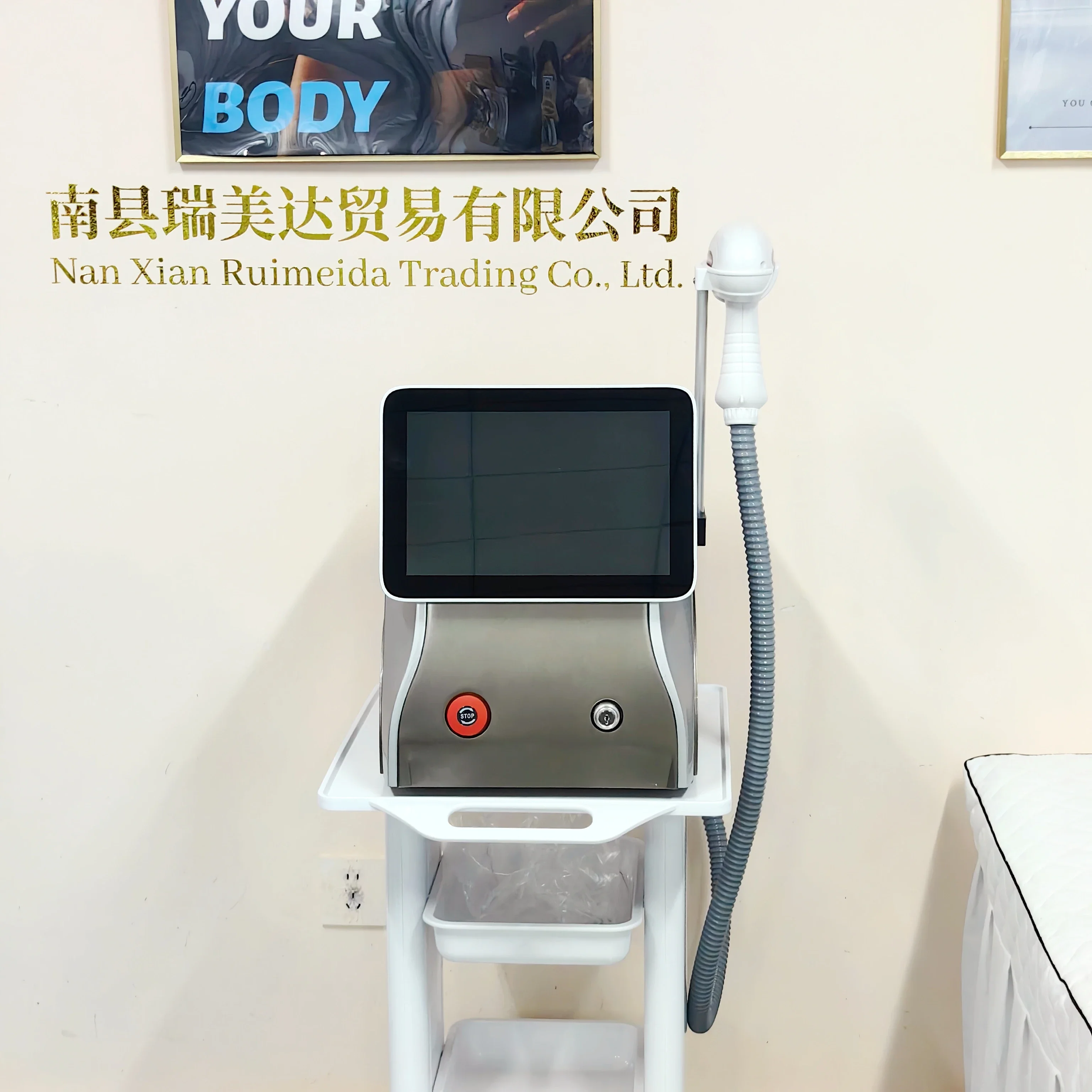 High Power 808  Hair Removal Device 3 Wavelengths 755 1064 808 Diode  Hair Removal Machine For Full Body Hair Removal