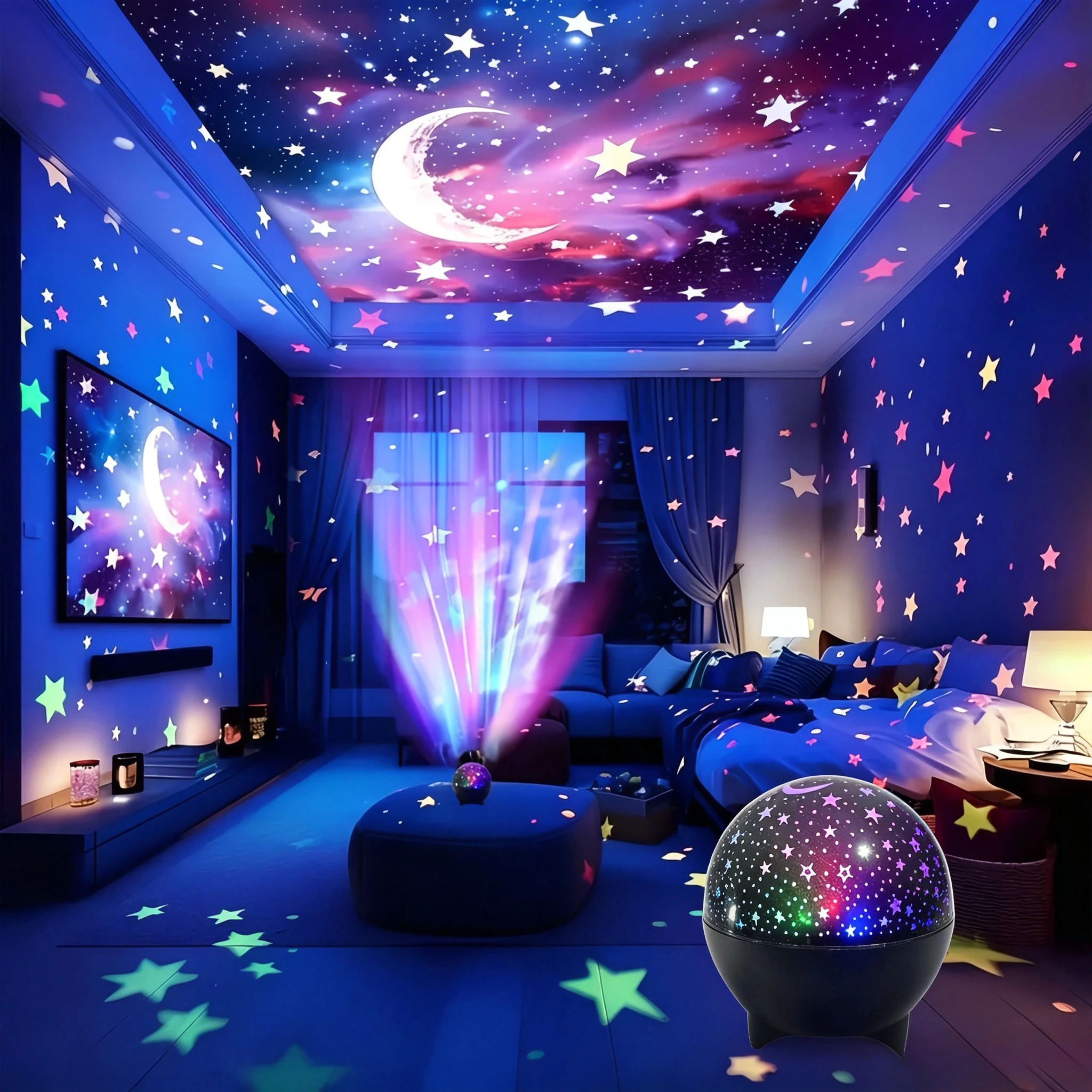 projetor-de-luz-noturna-ceu-estrelado-luminaria-decorativa-para-bebes-projetor-rotativo-de-estrelas-lua-e-galaxia-para-quarto-infantil-luz-de-mesa