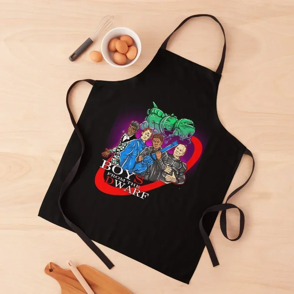 

Red Dwarf "Boys From The Dwarf" StarBug Apron Kitchens For Men Hairdressing New year's Kitchen Supplies Idea Goods Apron