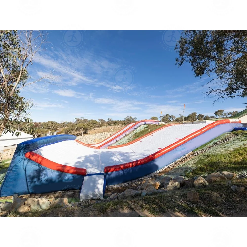 Professional Inflatable Ski Airbag Landing Ramp For Extreme Sports And Snowboard Training