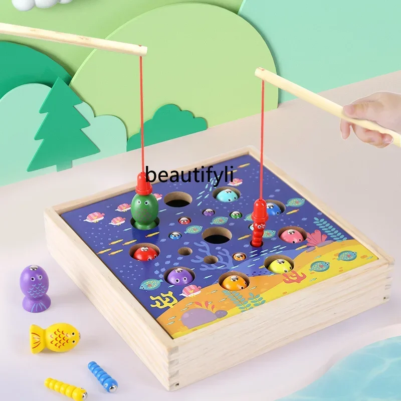 Juguetes de pesca para niños y niñas, educación temprana infantil multifuncional