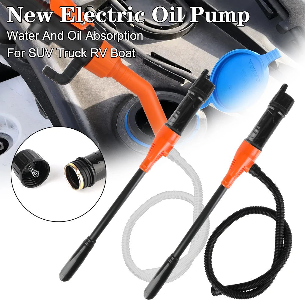 Water And Oil Absorption Fuel Tank Tools Car Gas Oil Pump Vacuum Pumps For SUV Truck RV Boat Portable Electric Automatic