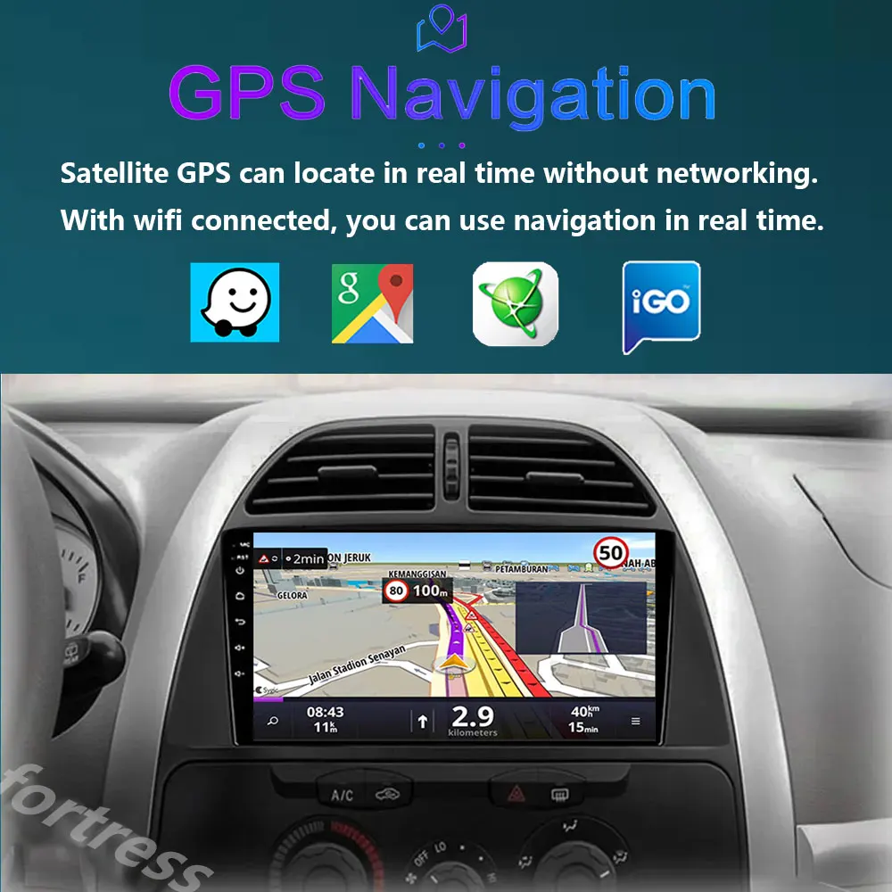 8GB+128GB Android 13 radio For Chery Tiggo T11 2005 2006 2007-2013 Car stereo Multimedia Player Carplay Auto GPS Navigation