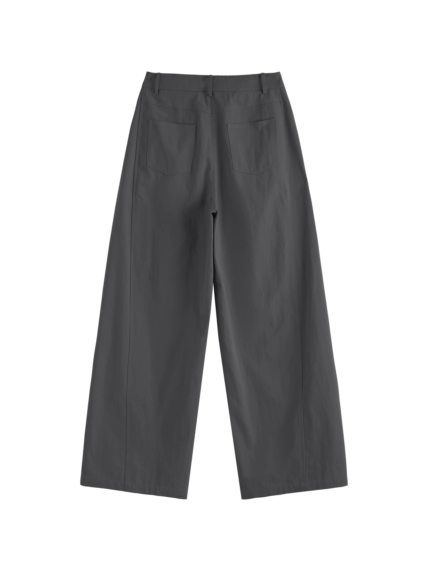 ZIQIAO 2026 Herbst Damen Dekonstruierte Patchwork-Hose mit geradem Bein, Asymmetrische Paneele für Edgy Minimalistischen Stil – Detail 15
