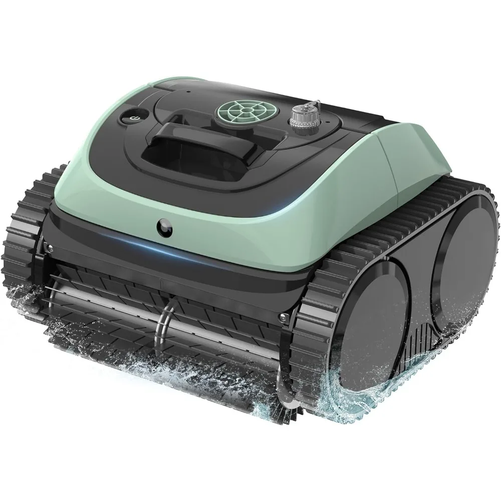 Line robot pool cleaner, wall and waterline cleaning, intelligent route planning, 150 minute running time