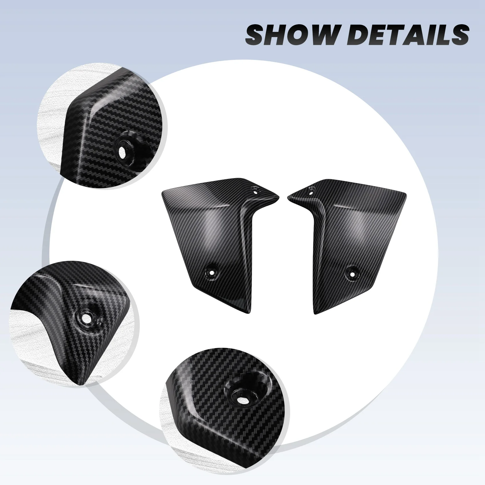 

Highly Recommended Motorcycle Accessories Radiator Cheeks Protector Side Decorate Fairing For Honda Hornet 750 CB750 2022-2024