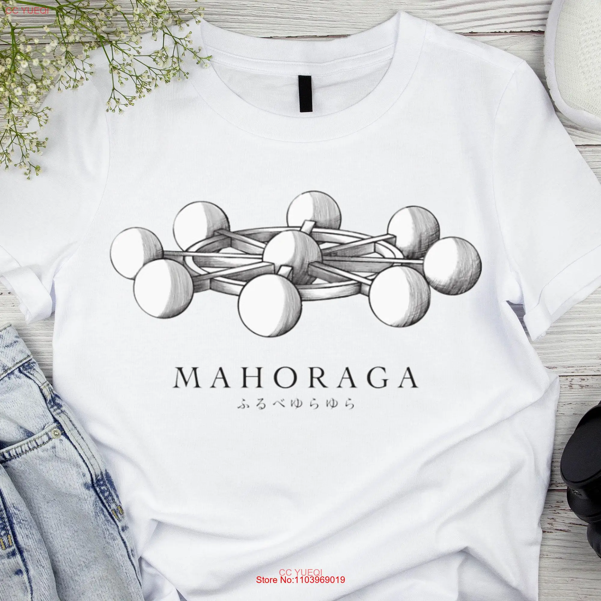 Футболка Mahoraga с длинным или коротким рукавом, футболка с японским мангой сукуна, джjk juютсу, Kaisen, Megumi