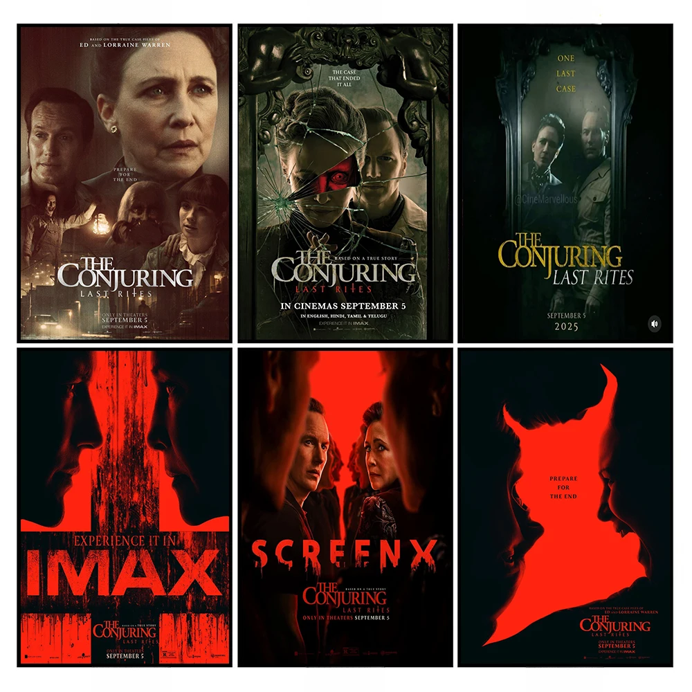 2025 The Conjuring Last Rites, постер с фильмом, принт для спальни, гостиной, домашнего декора, новые фильмы ужасов, холст, картина, настенное искусство 2025 The Conjuring Last Rites, постер с фильмом, принт для спальни, гостиной, домашнего декора, новые фильмы ужасов, холст, картина, настенное искусство