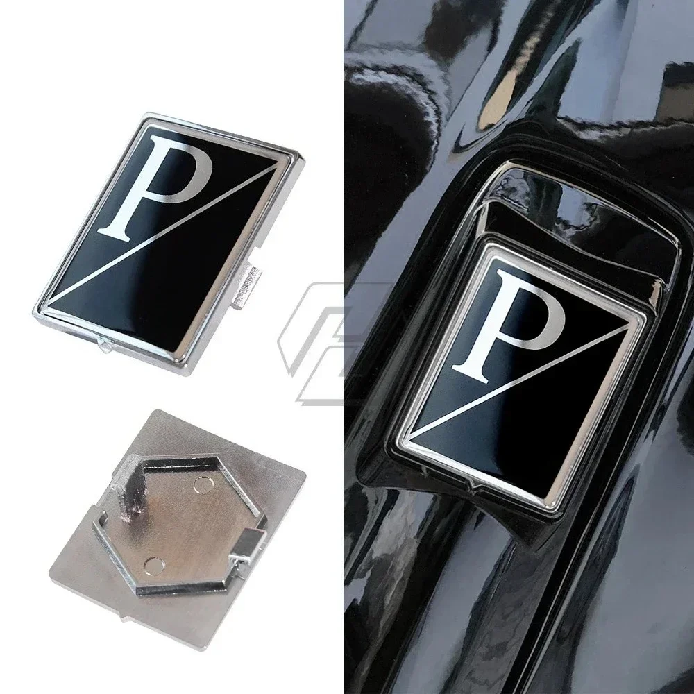 For Primavera Sprint GTS Super 50 150 250 300 300ie Scooter Accessorie Front Rectangle Badge