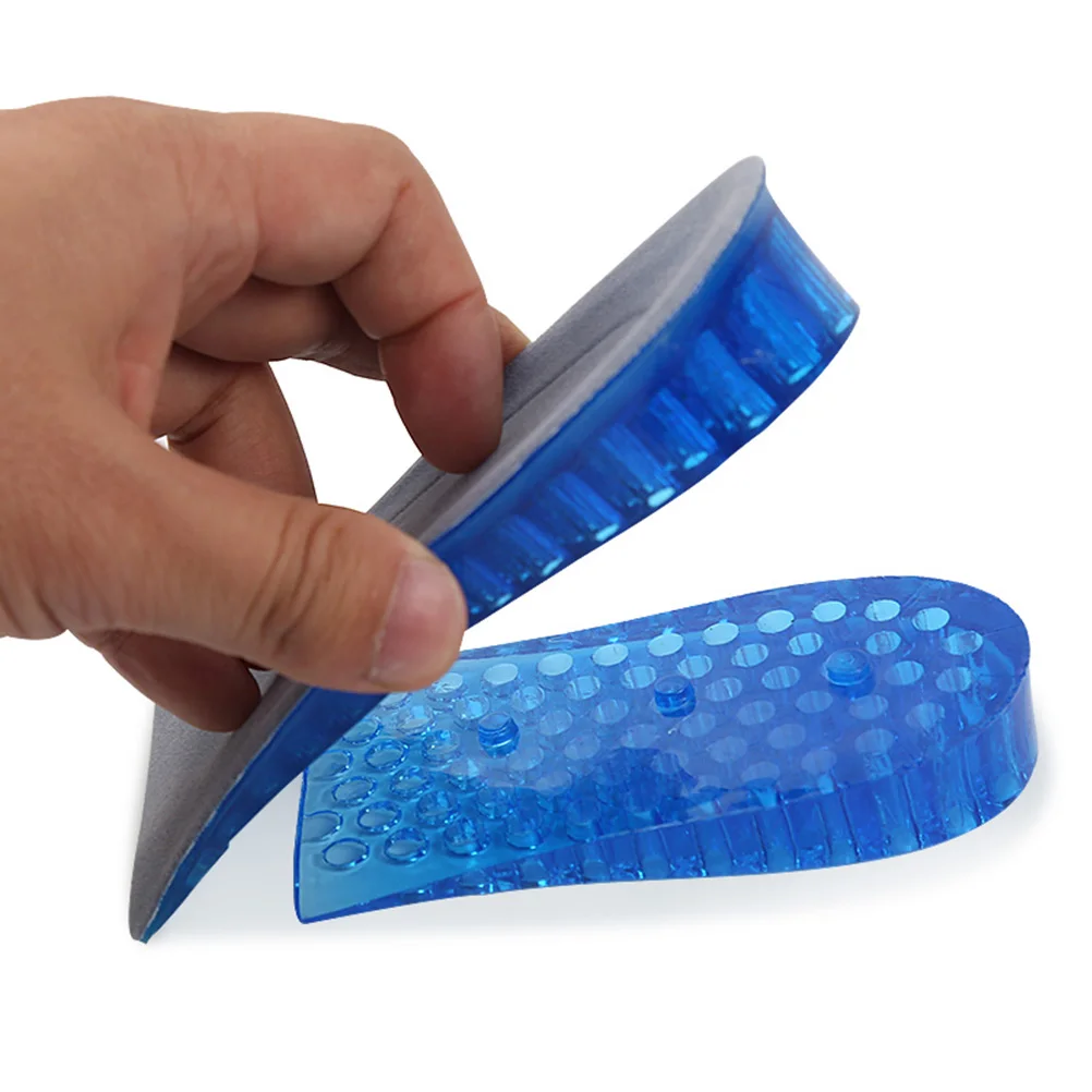 

Height Increasing Insoles Inner Cushion Elevator Pads Women Shoes Heel Risers Non Slip Silicone Boot Sneaker