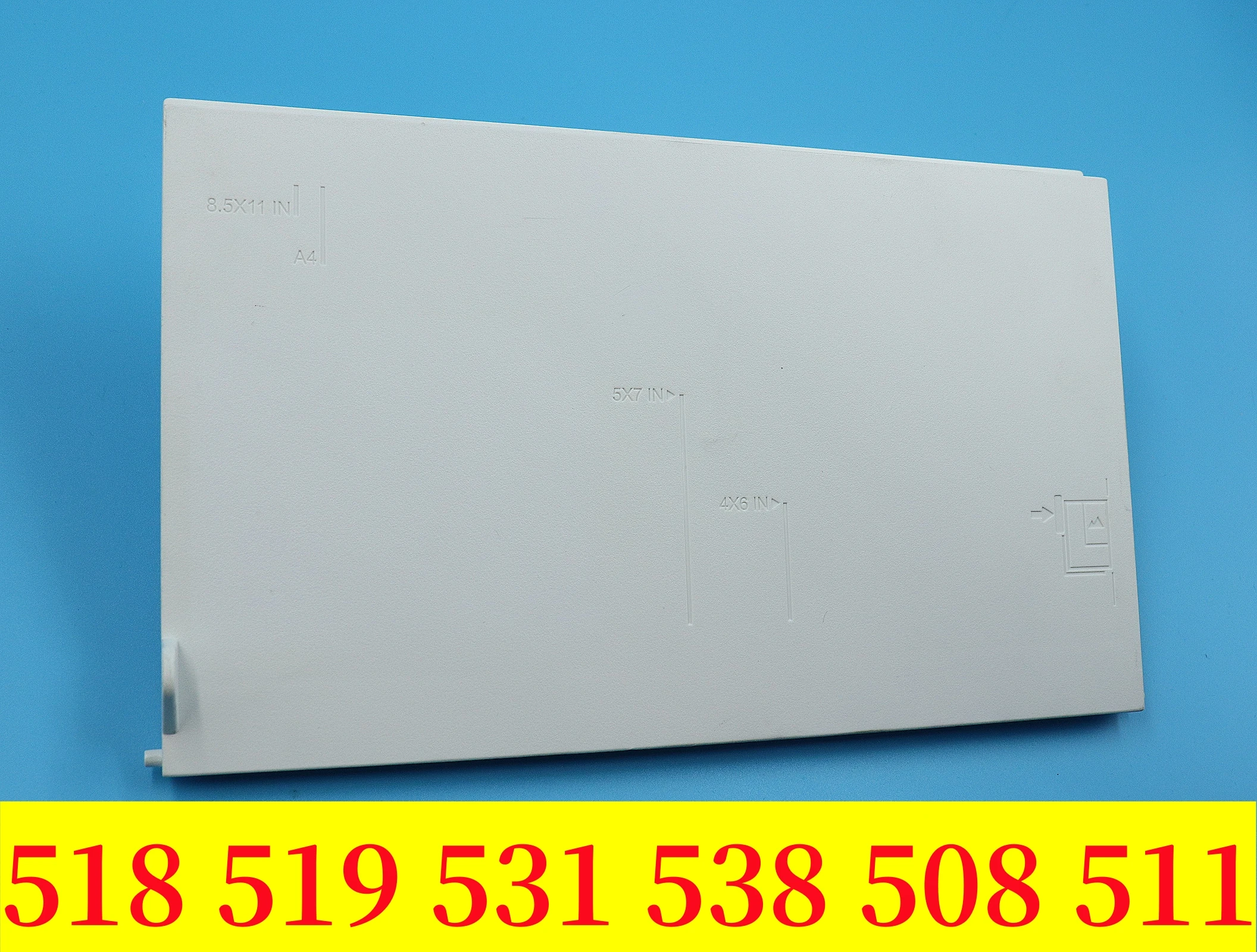 Bandeja de papel de arrastre para HP tank smart, 518, 519, 511, 508, 518, 519, 531, 538, 516, paleta blanca, 616, 615