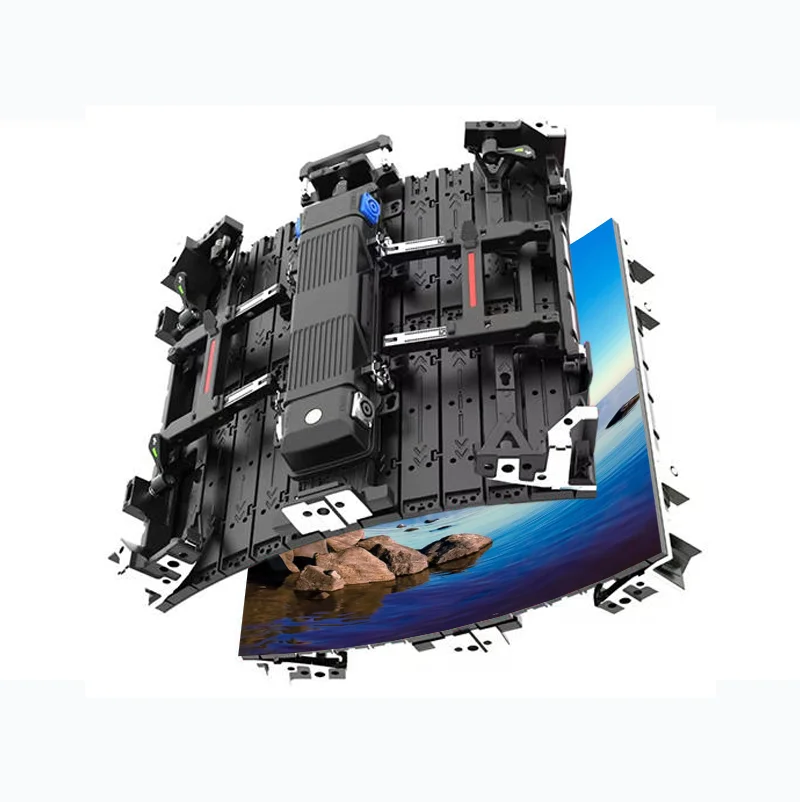 Customizable   Factory Direct Sales High-definition Rental P3.91mm Indoor Led Flexible Screen