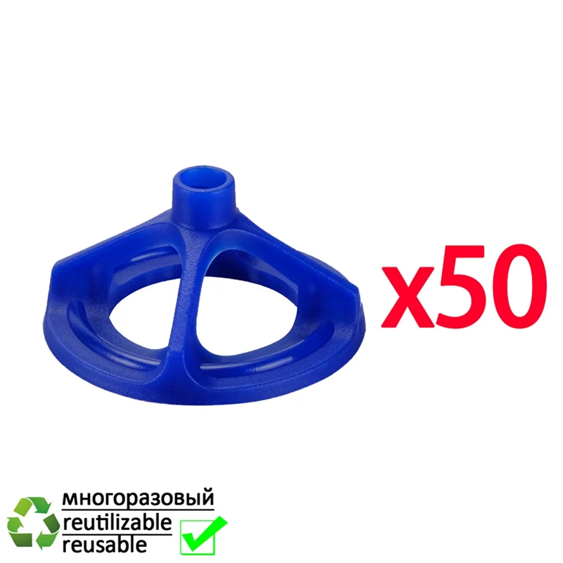 

High Quality-150 PCS Tile Leveling System Clips Spacers Straps Spiral Wadge Blue For Tile Laying Wall Floor Fixing Const