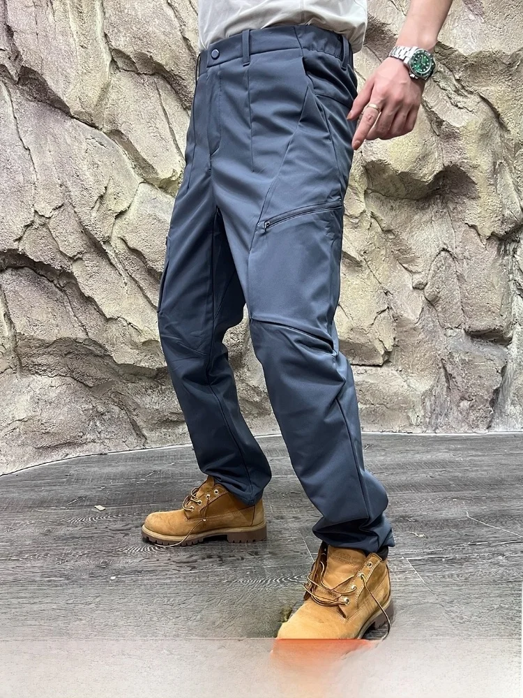 

Мужские мягкие рабочие брюки с подкладкой Fce, дышащие, серия D, замена 3D, водонепроницаемые, устойчивые к царапинам, осенние, с...