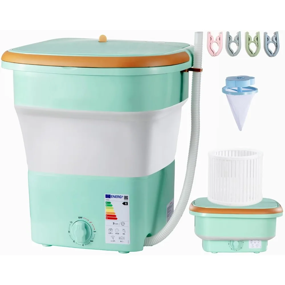 

Portable Washing Machine, Upgraded 18L Mini Compact Washing Machine, Deep Cleaning Of Underwear, Baby Clothes