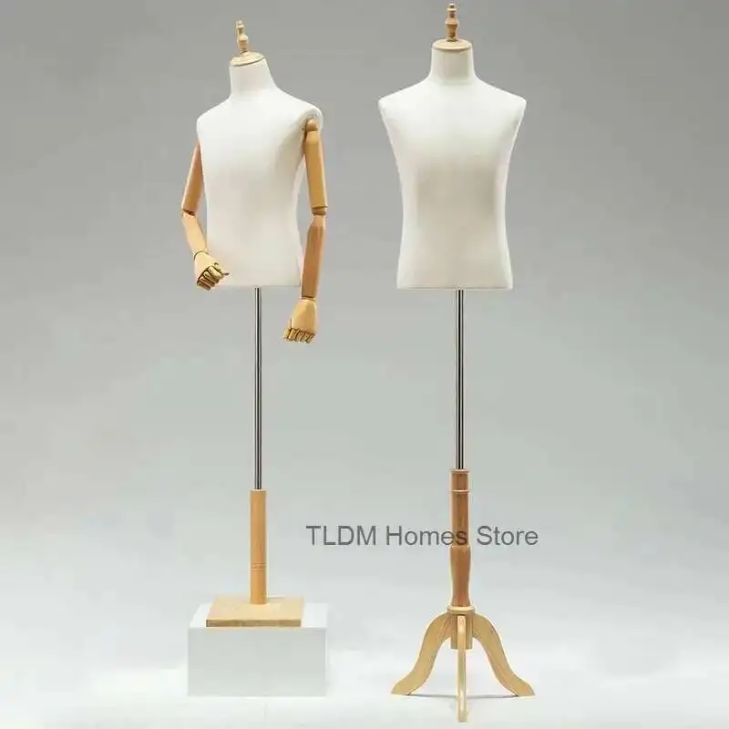 

Korean Props Men's High-end Dummy Half-length Mannequin Clothing Store Clothes Full-body Mannequin Hanger Window Display Stand