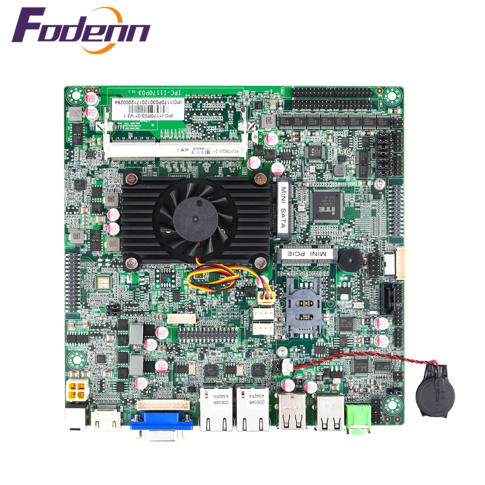 Placa base Industrial integrada Bay Trail J1900 DDR3L, MINI-ITX estándar de baja potencia, precios muy bajos, venta de liquidación