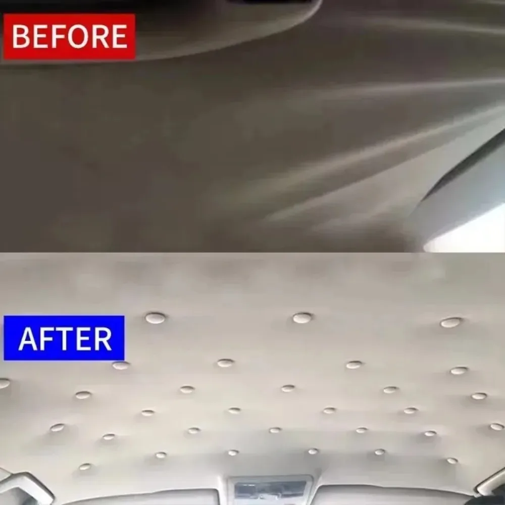 100/10pcs Car Ceiling Fabric Fixing Clips Universal Car Roof Lining Cloth Dropping Repair Buckle Auto Interior Decor Accessories