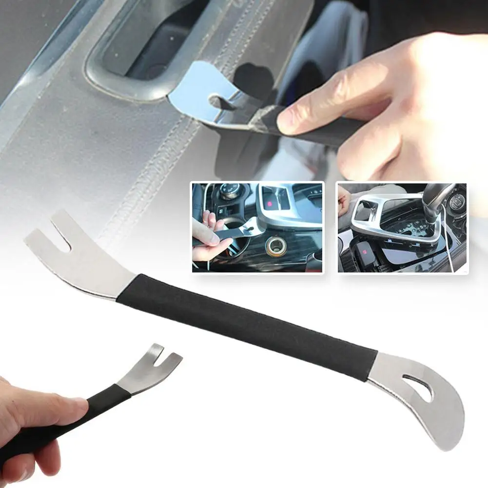 Double-ended Buckle Pry Bar Tool  Car Trim Audio Disassembly Tool Car Fastener Door Panel Dashboard Removal Pry Tool